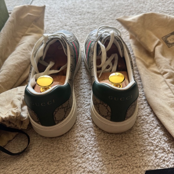 MEN'S GUCCI ACE SNEAKER WITH WEB - Picture 4 of 8